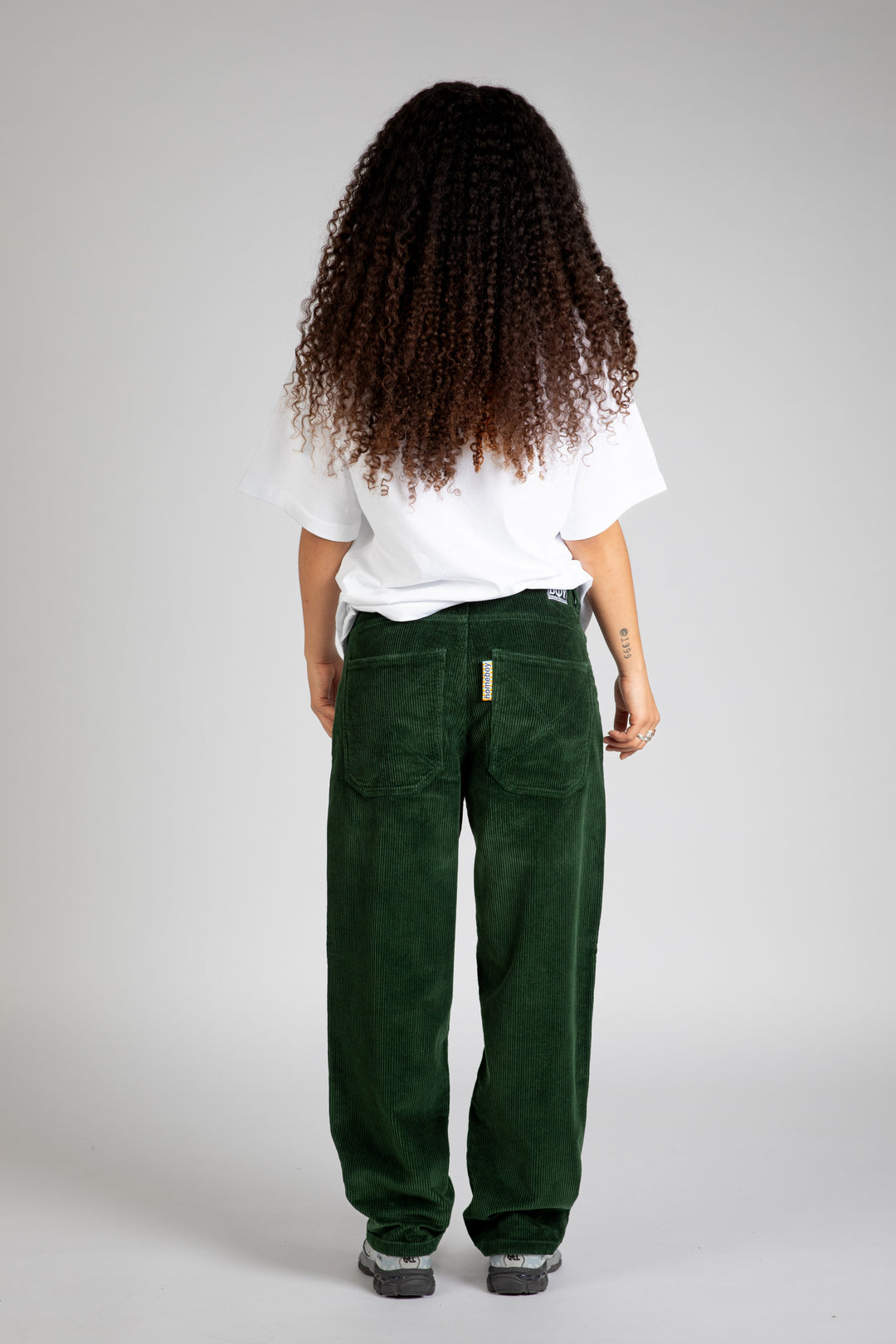 HomeBoy X-Tra Baggy Cord Pants Forest Green