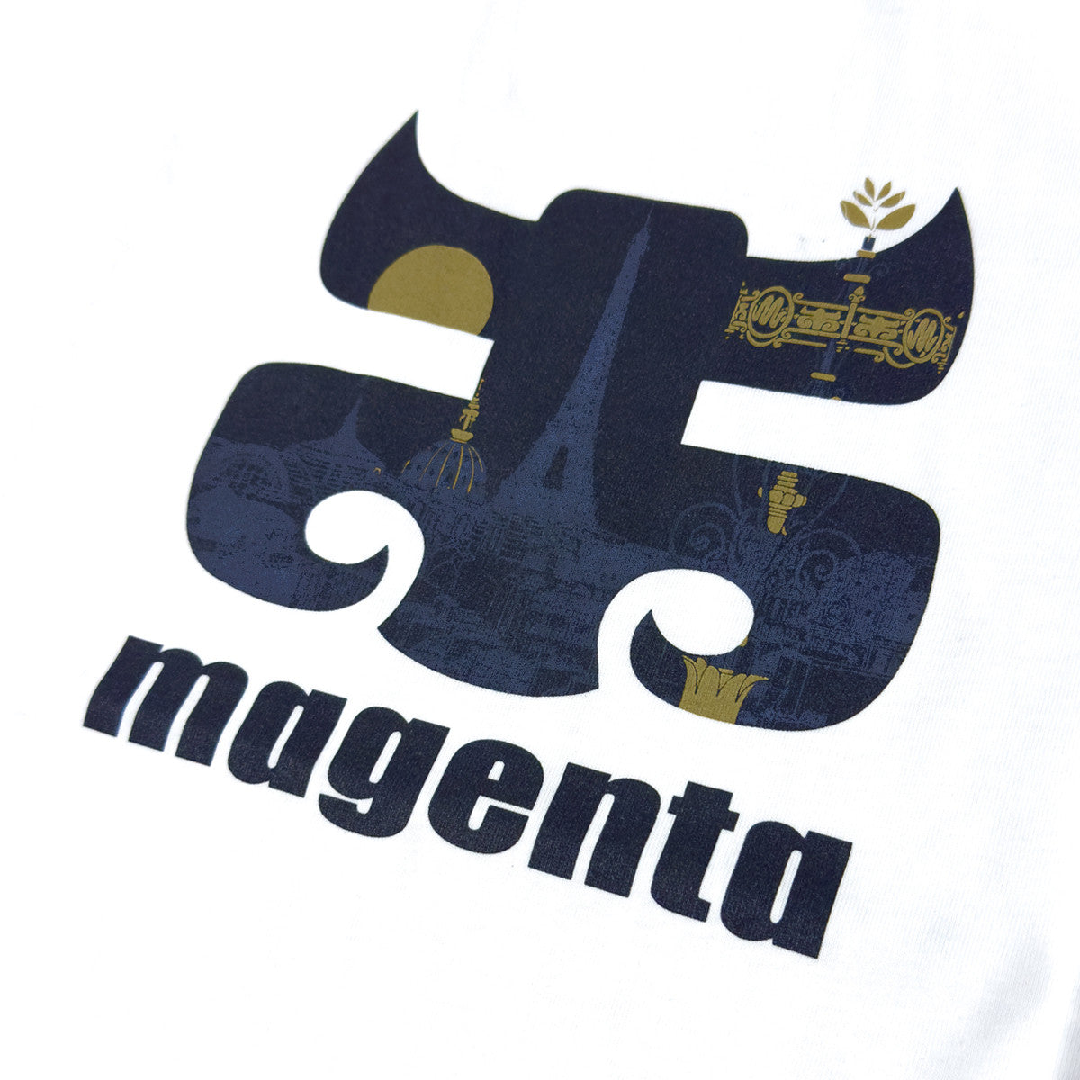 Magenta Magenpath Tee White