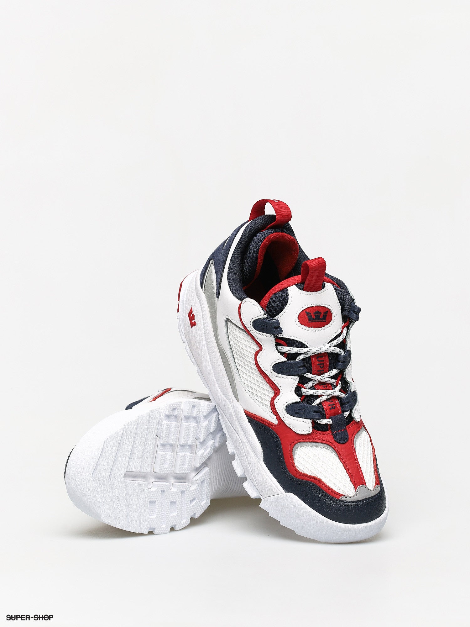 Supra Muska 2000 White Navy Red White