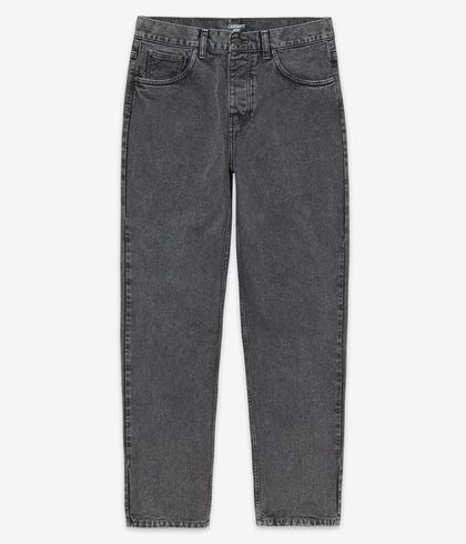 Carhartt Newel Pant Black Worn Washed (No Length)