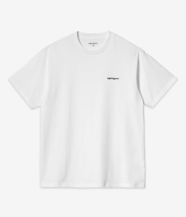 Carhartt WIP Embroidered Script S/S T-Shirt White/Black