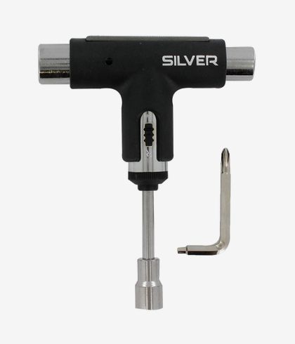 Silver Tool Black