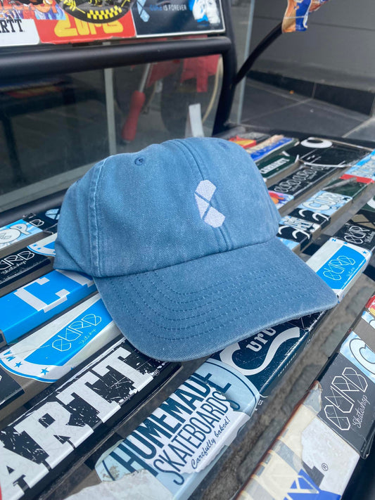 Curb Pac Logo Dad Cap Vintage Blue