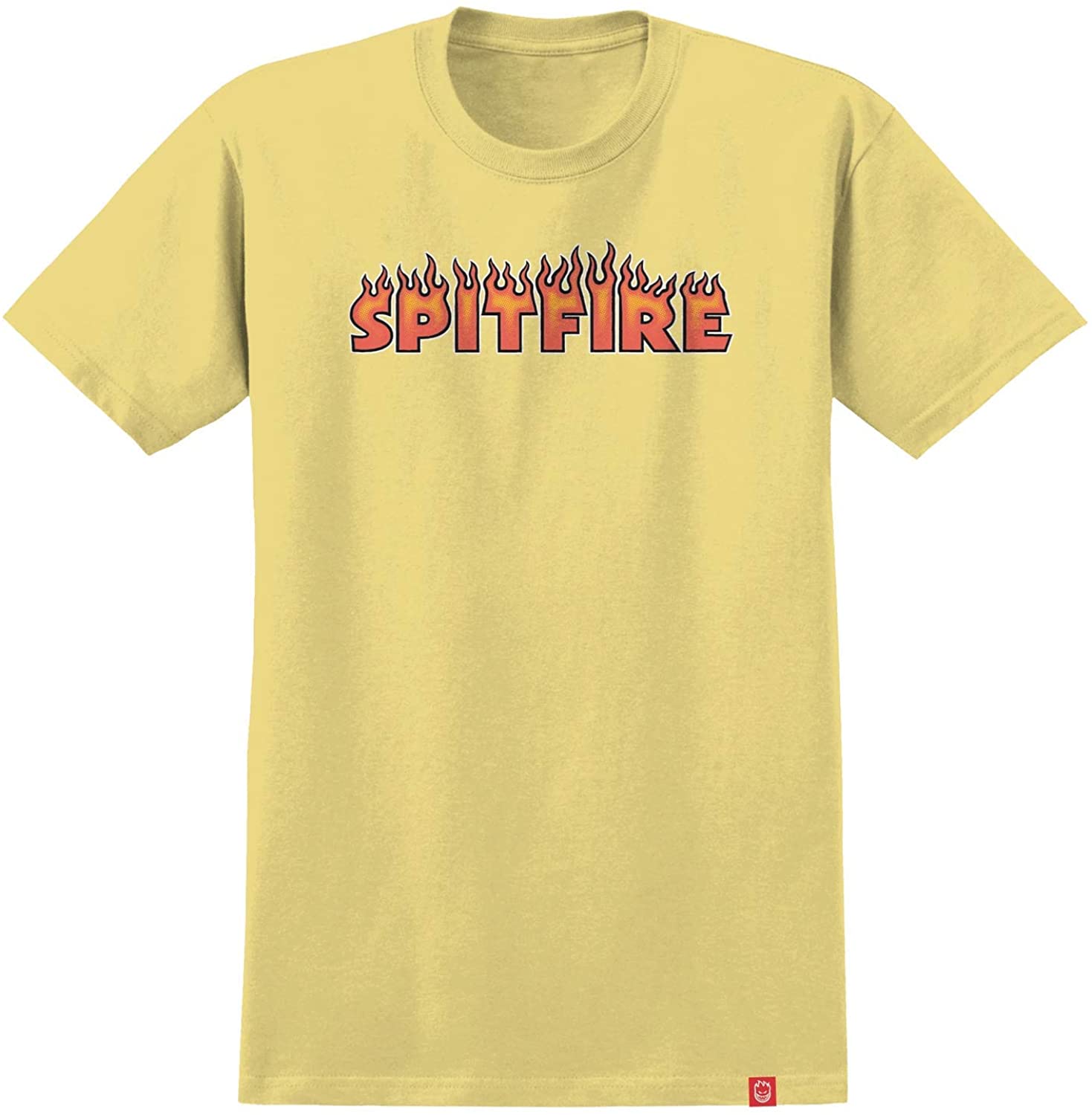Spitfire Flash Fire Youth Tee Banana/Red