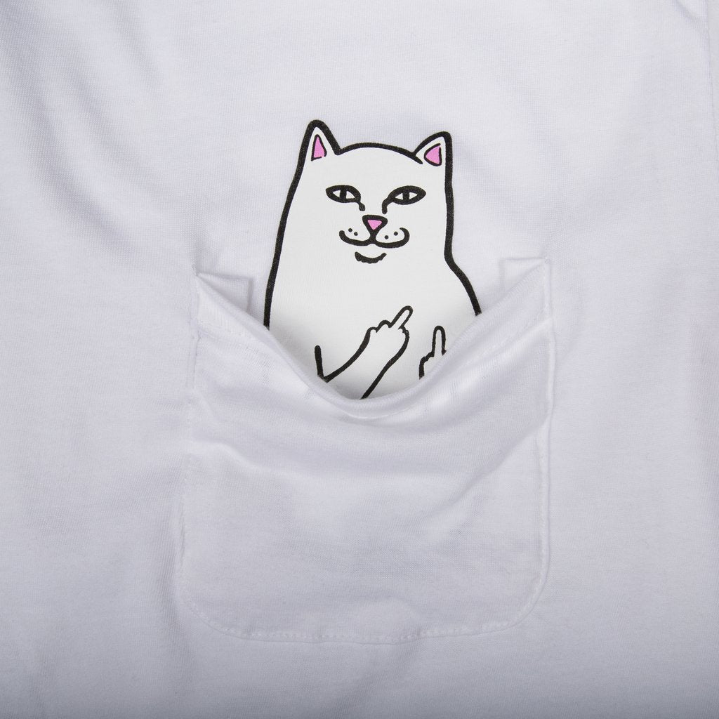 RipnDip Lord Nermal Pocket Tee White