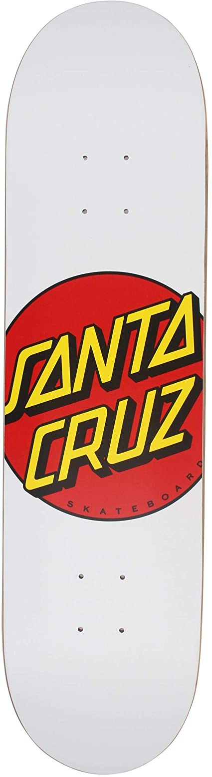 Santa Cruz - Classic Dot White 8.0
