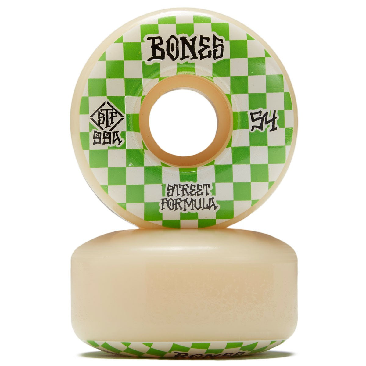 Bones Wheels V3 99a Slims Green Patterns 5mm