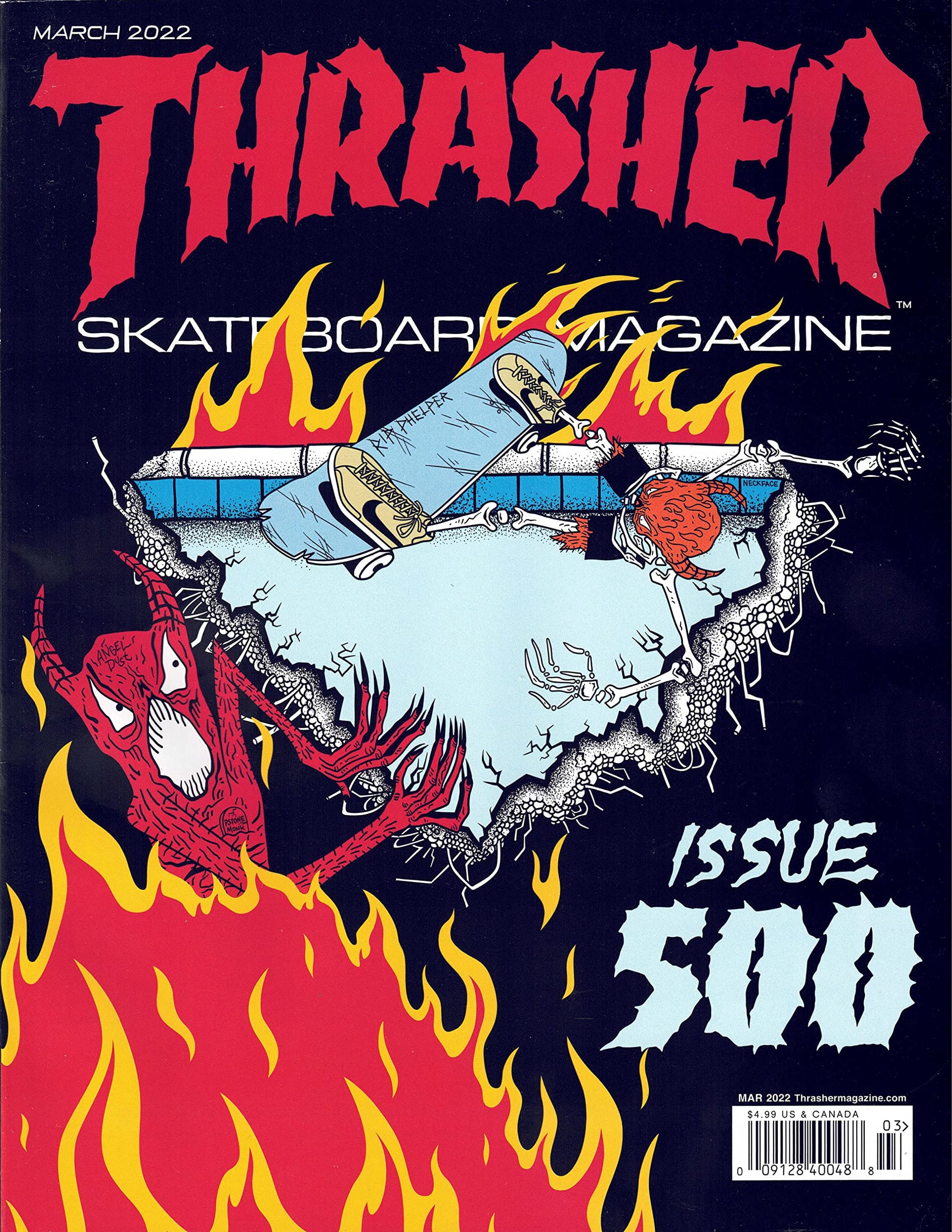 Thrasher Magazine Issue 500 March 2022