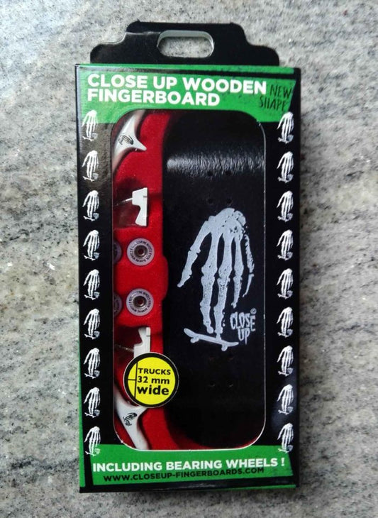 Close Up Fingerboard 34mm Skull Hand Black Complete