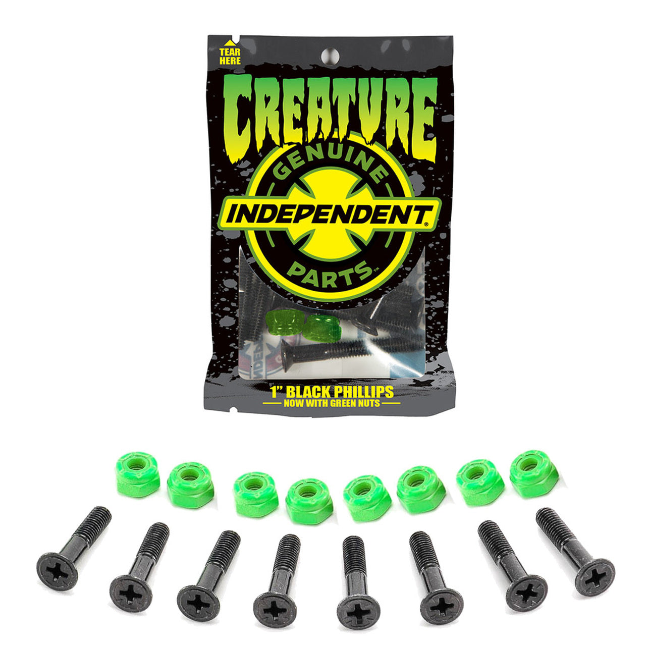 Independent x Creature 1" Phillips Bolts