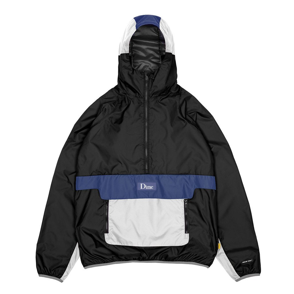 Dime Ripstop Pullover Jacket Black