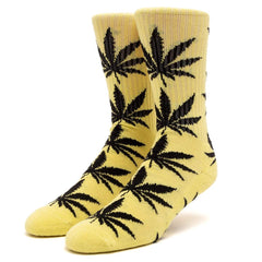 Huf Essentials Plantlife Socks Lemon
