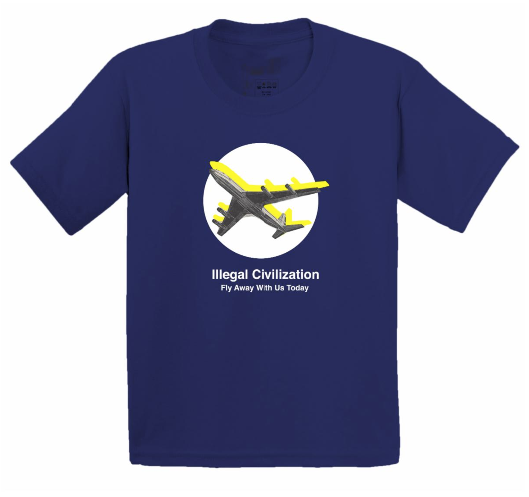 Illegal Civ Fly Away Tee Navy