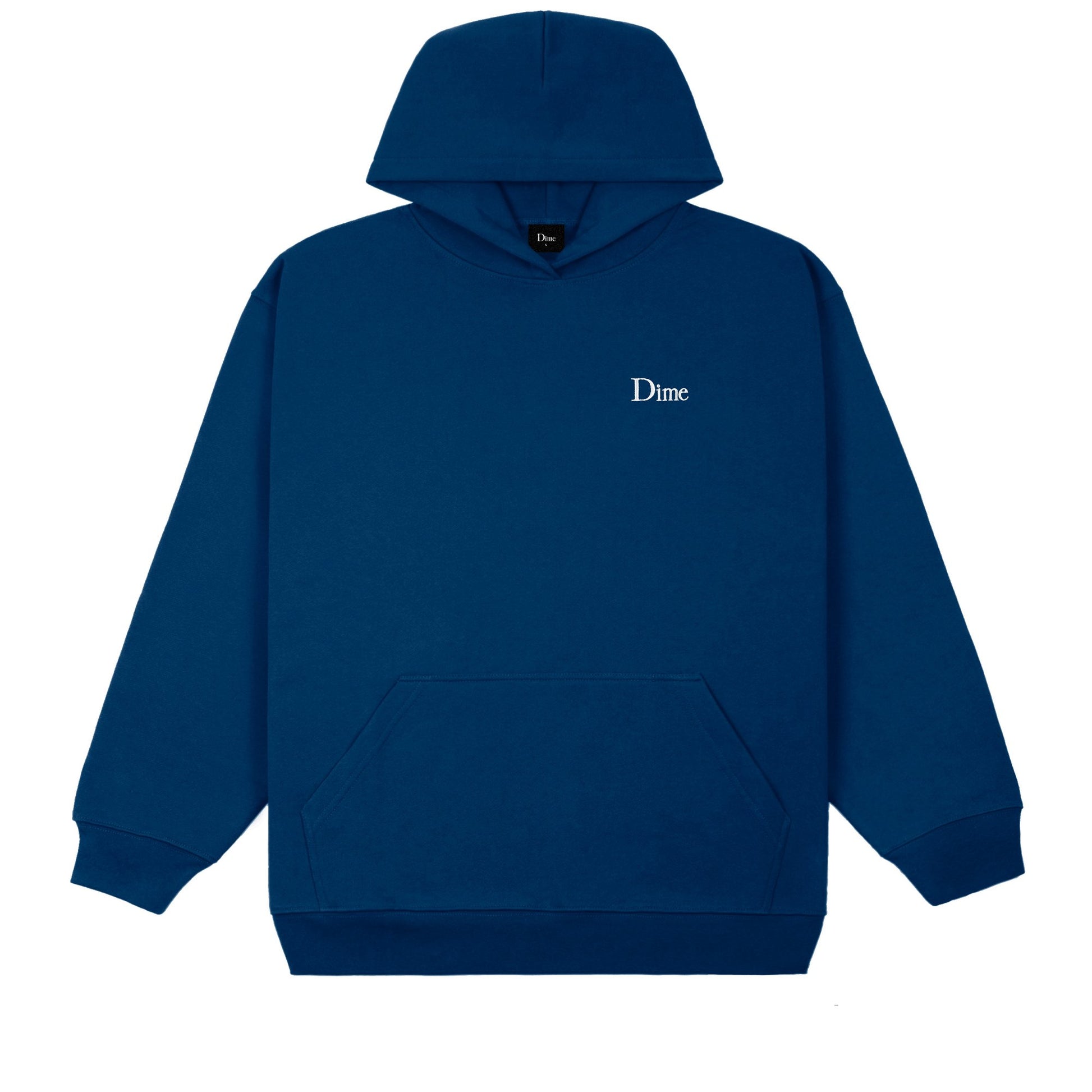 Dime Classic Embroided Logo Hood Navy