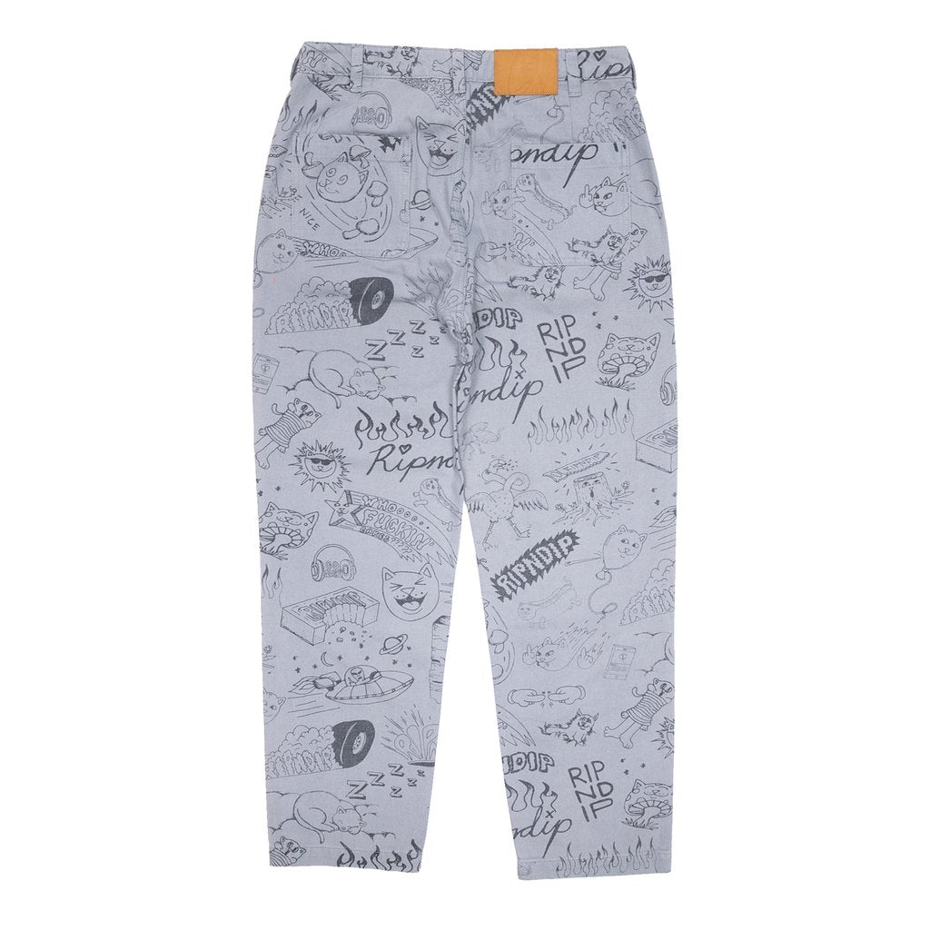 Ripndip Sharpie Denim Pants Light Wash