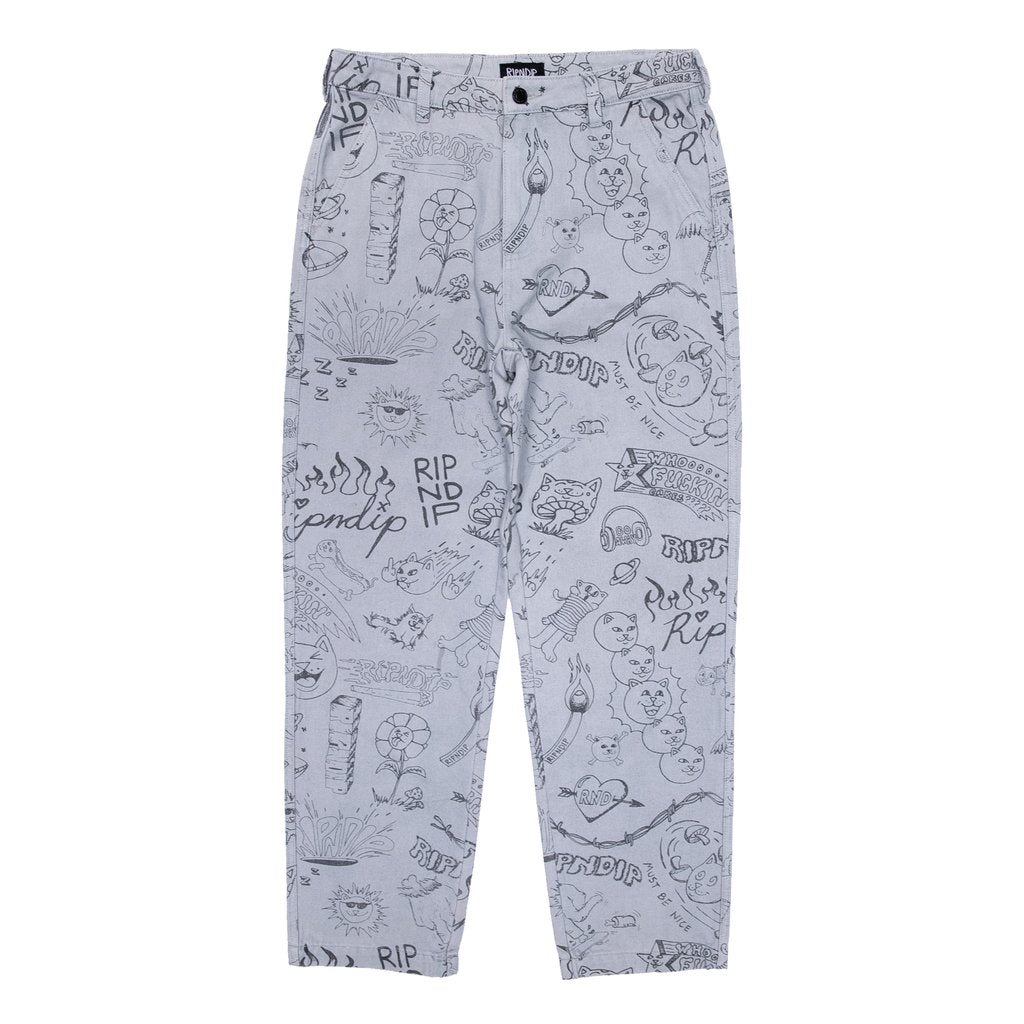 Ripndip Sharpie Denim Pants Light Wash