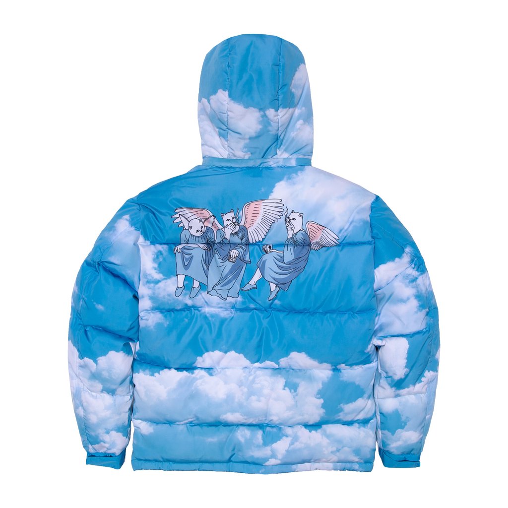 Ripndip Heaven And Hell Puffer Jacket Blue