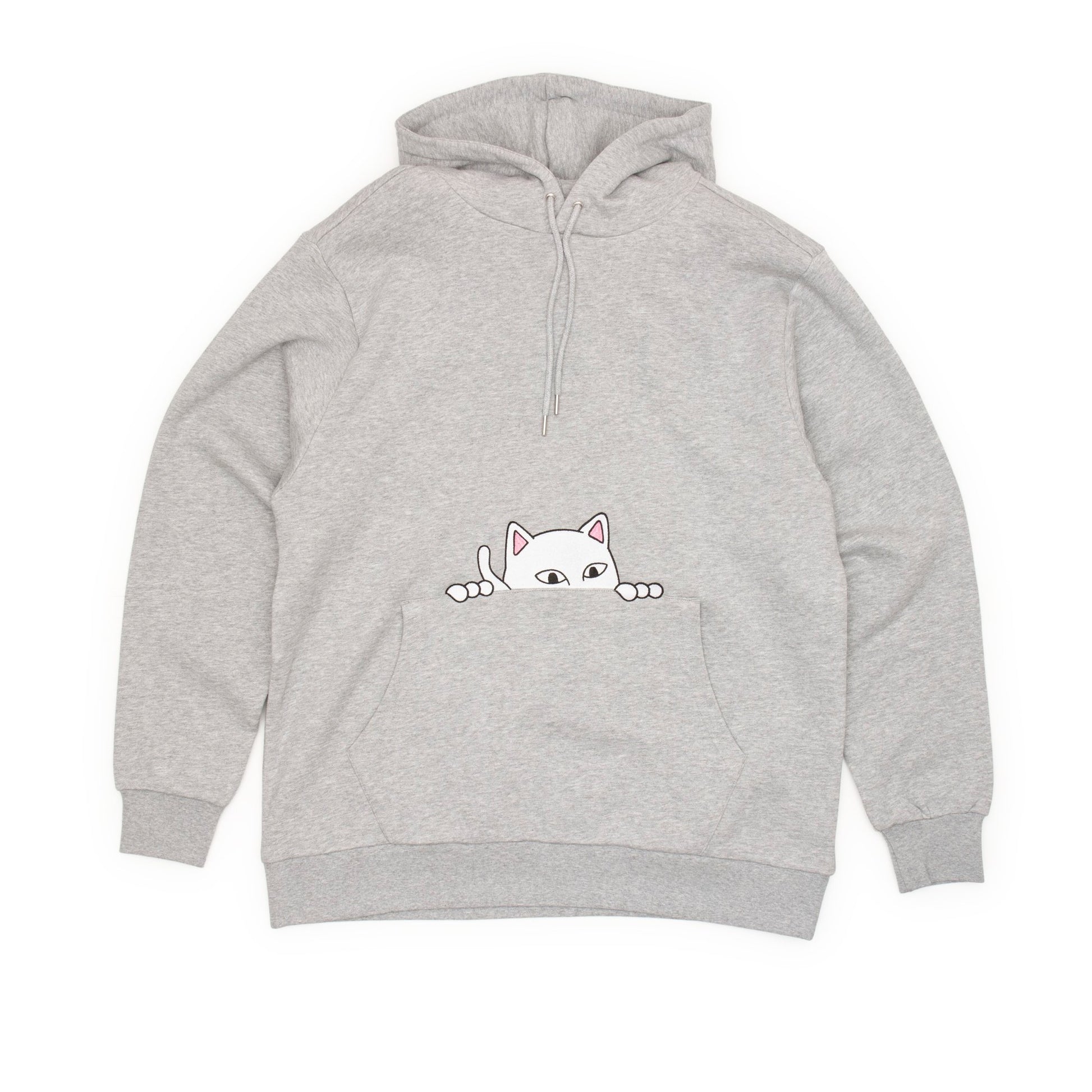 Ripndip Peeking Nermal Hoodie Heather Grey