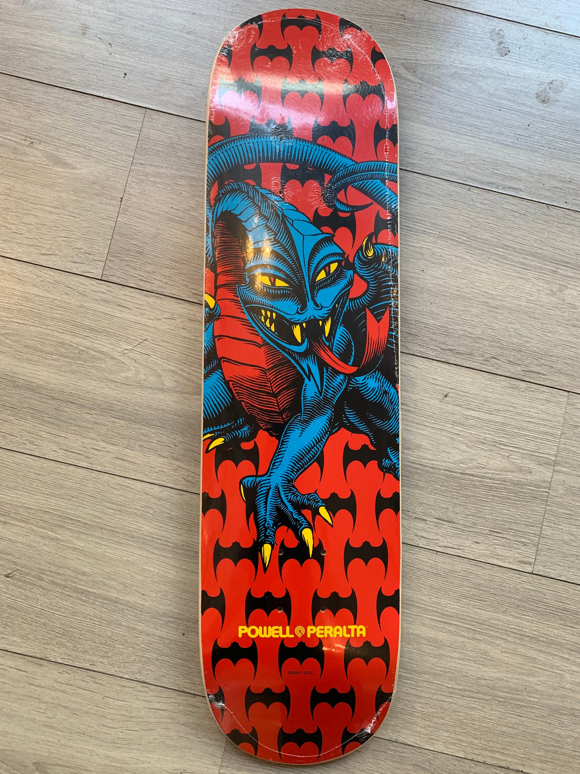 Powell Peralta Cab Dragon One Off Birch Red 7.75