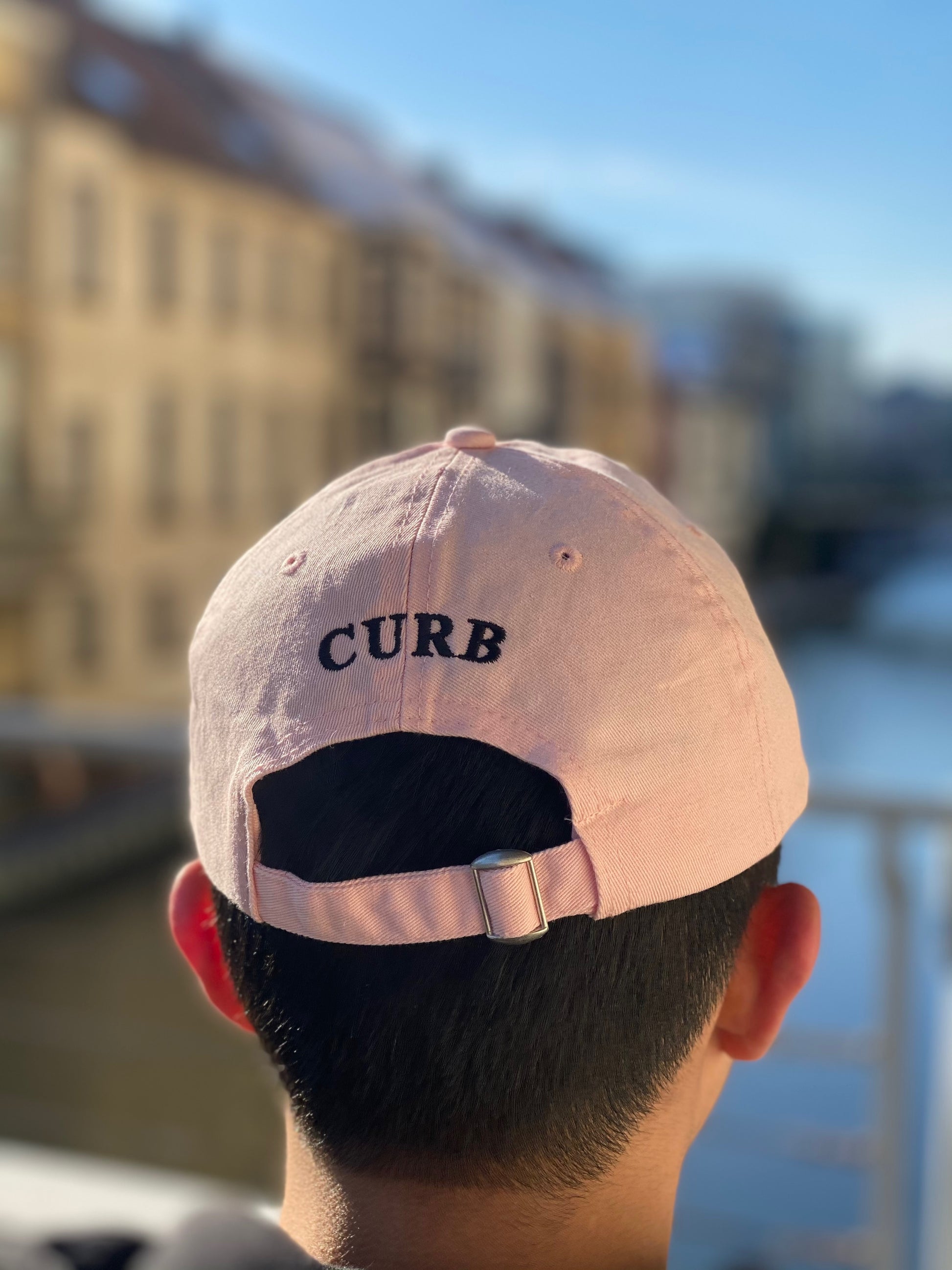 Curb Dad cap Pink