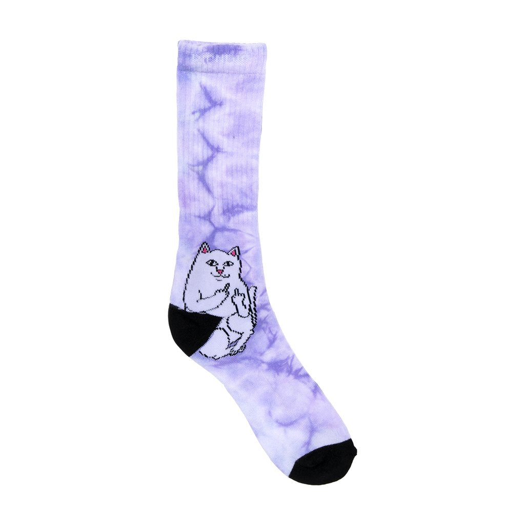 Ripndip Lord Nermal Socks Lavender Tie Dye