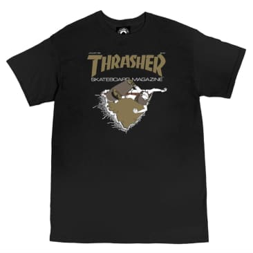 Thrasher First Cover Tee Black/gold