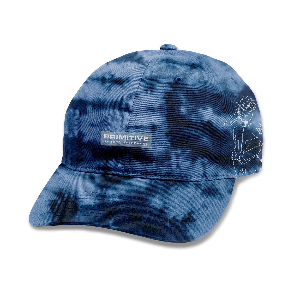 Primitive x Naruto Uzumaki Washed Strapback Blue