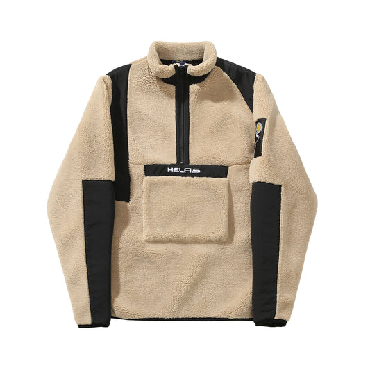 Helas Panda Quarter Zip Beige