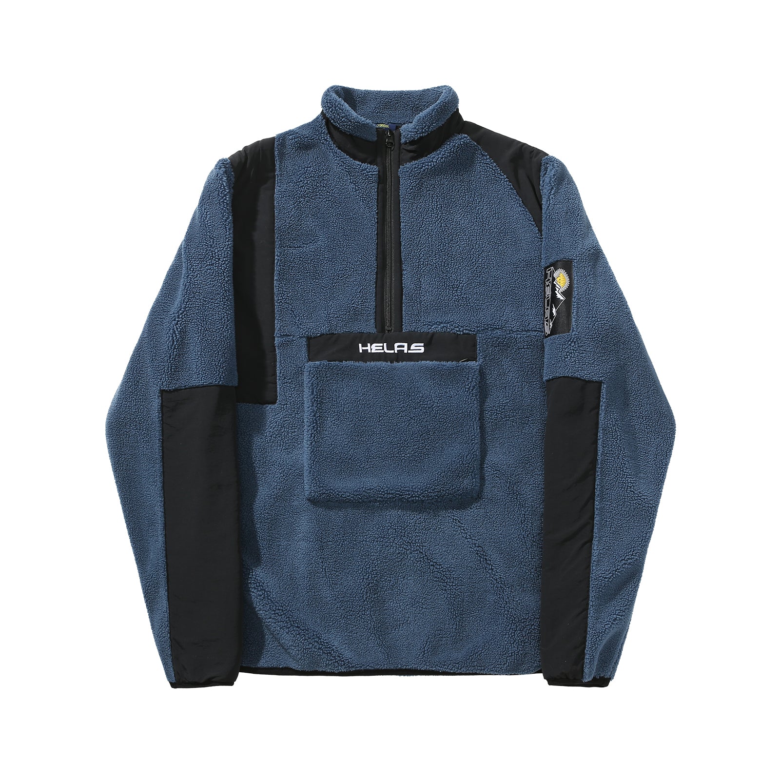 Helas Panda Quarter Zip Blue