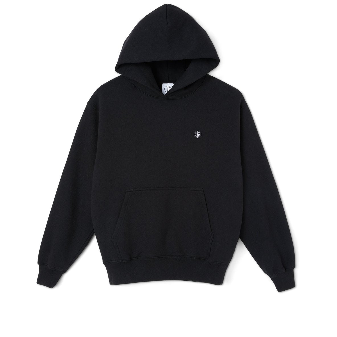 Polar Patch Hoodie Black