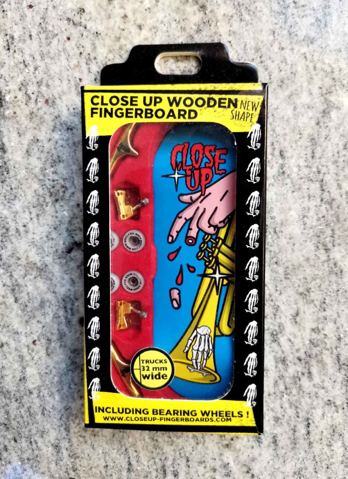 Close Up Fingerboard Trumpet Player