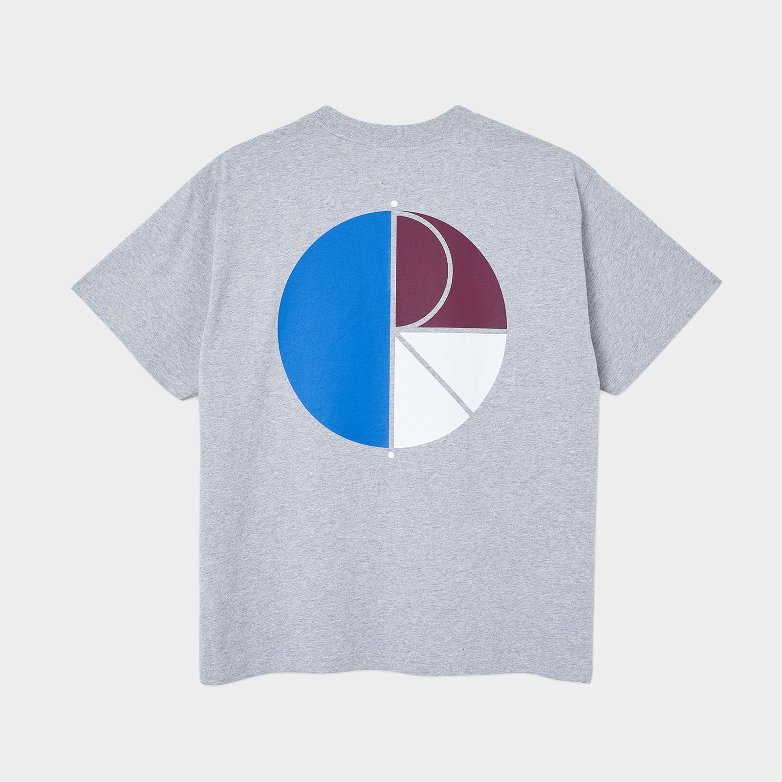 Polar 3 Tone Fill Logo Tee Sport Grey