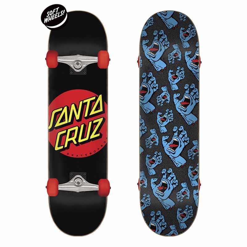 Santa Cruz Classic Dot Micro Complete 7.25 (Soft Wheels)