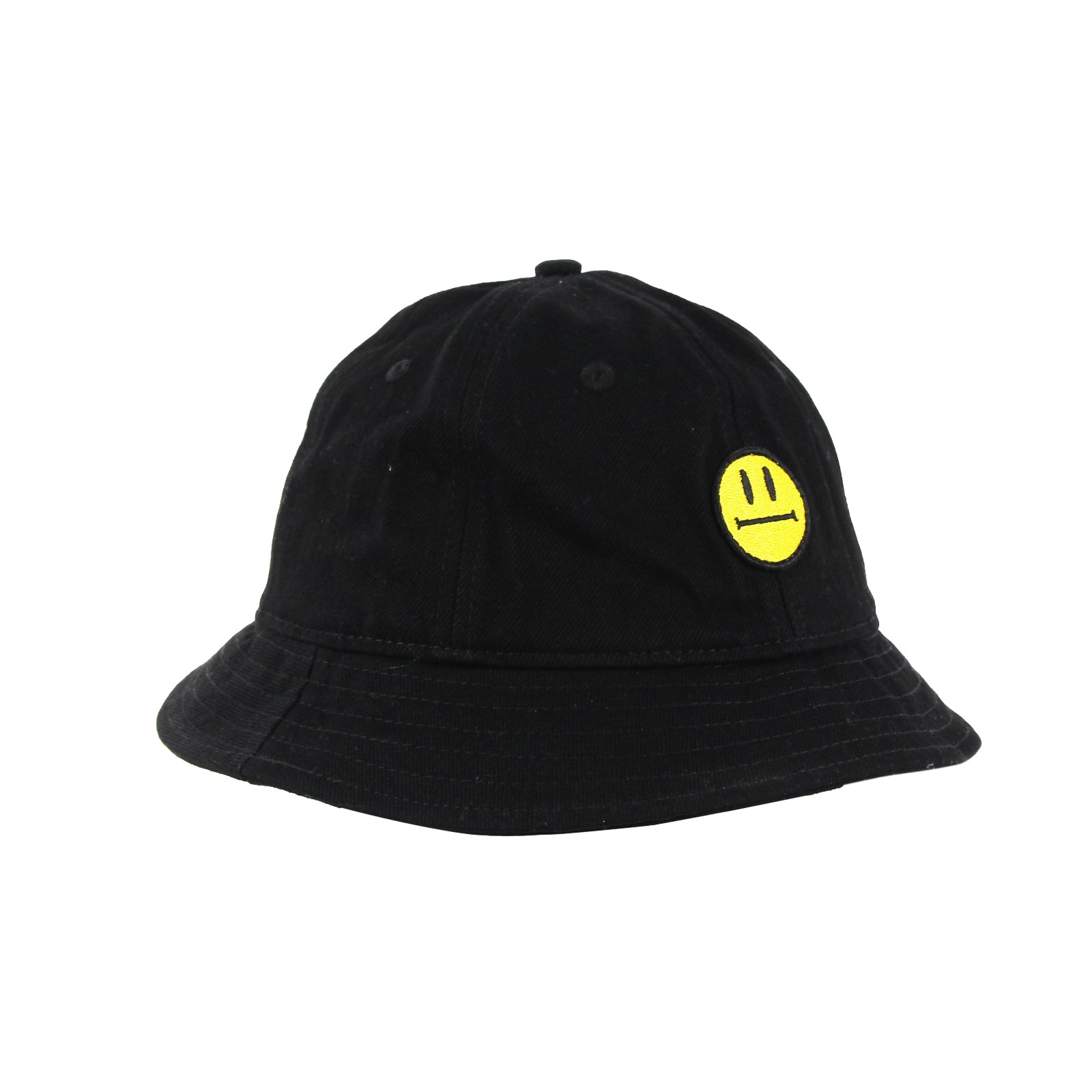 Helas Smiley Bucket Hat Denim Black