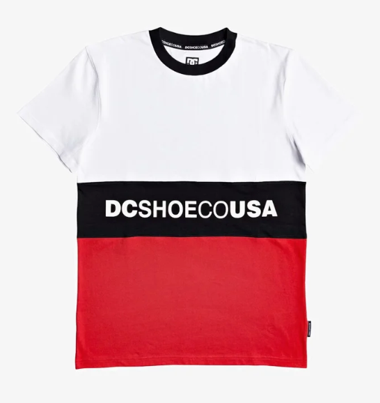 DC Glenferrie Youth Tee Red/White/Black