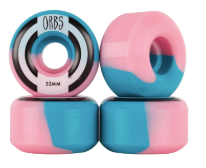 Orbs Wheels Apparitions 52mm 99A Pink/Blue Splits