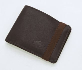 Dickies Leather WIlburn Wallet Brown