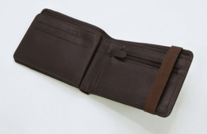 Dickies Leather WIlburn Wallet Brown