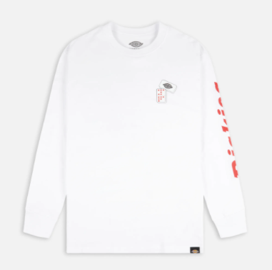 Dickies JF Graphic LS Tee White