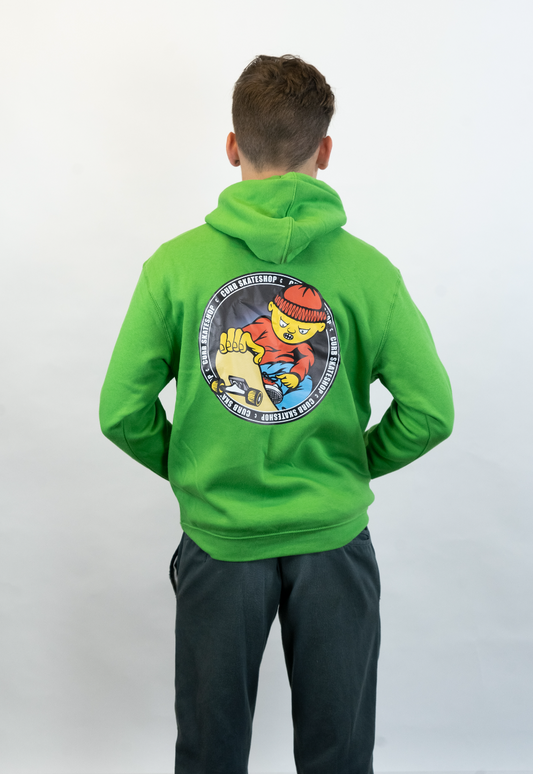 Curb Bad To The Bone Youth Hood Real Green