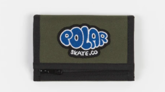 Polar Bubble Logo Key Wallet Olive