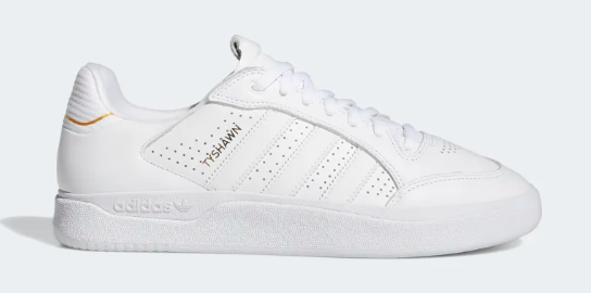 Adidas Tyshawn Low Cloud White/Cloud White/ Gold