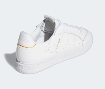 Adidas Tyshawn Low Cloud White/Cloud White/ Gold