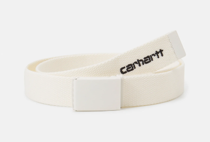 Carhartt WIP Script Belt Tonal White