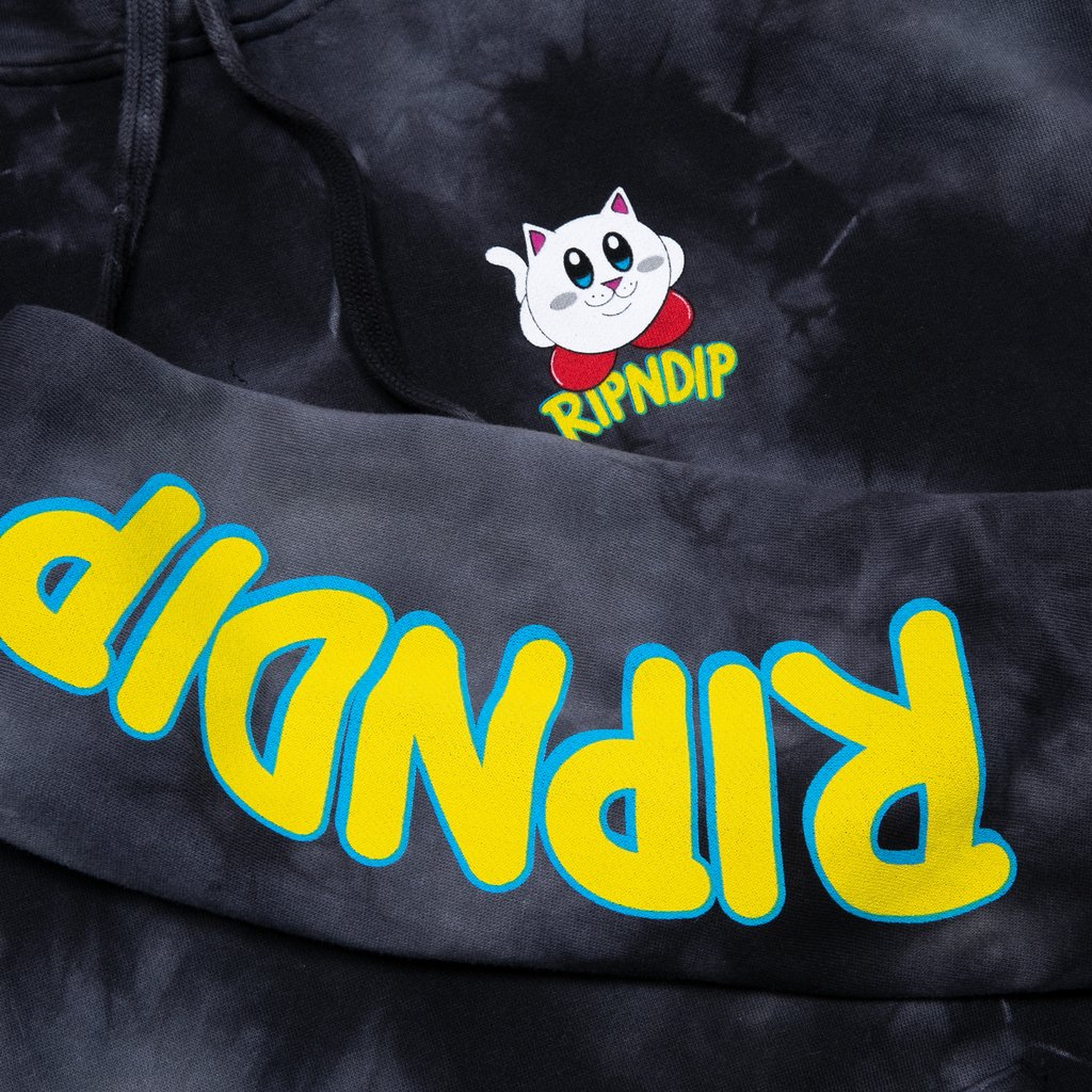 RipnDip Nermby Hoodie Black Lightning Wash