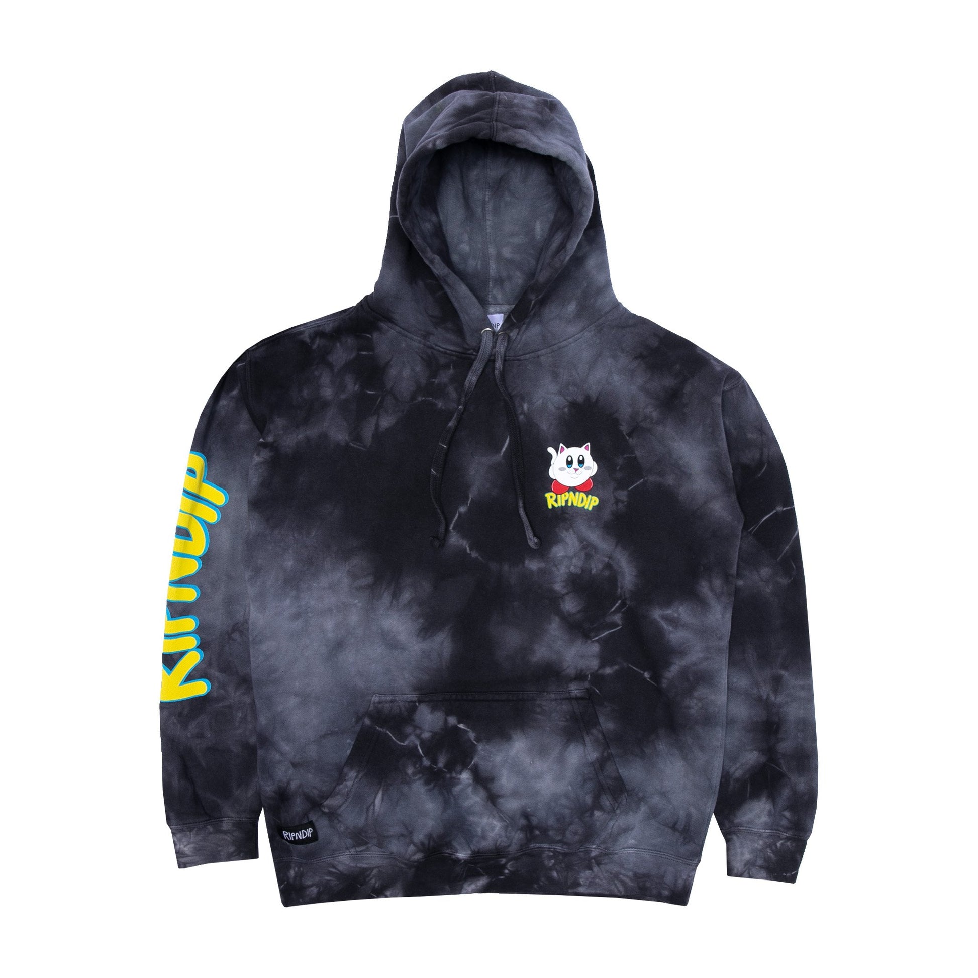 RipnDip Nermby Hoodie Black Lightning Wash