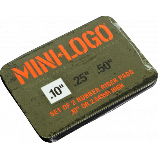 Mini Logo Rubber Riser Pads (2,54mm)