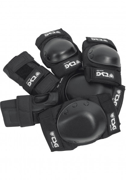 TSG Junior Protection Set Black (Wrist, Elbow & Knee)