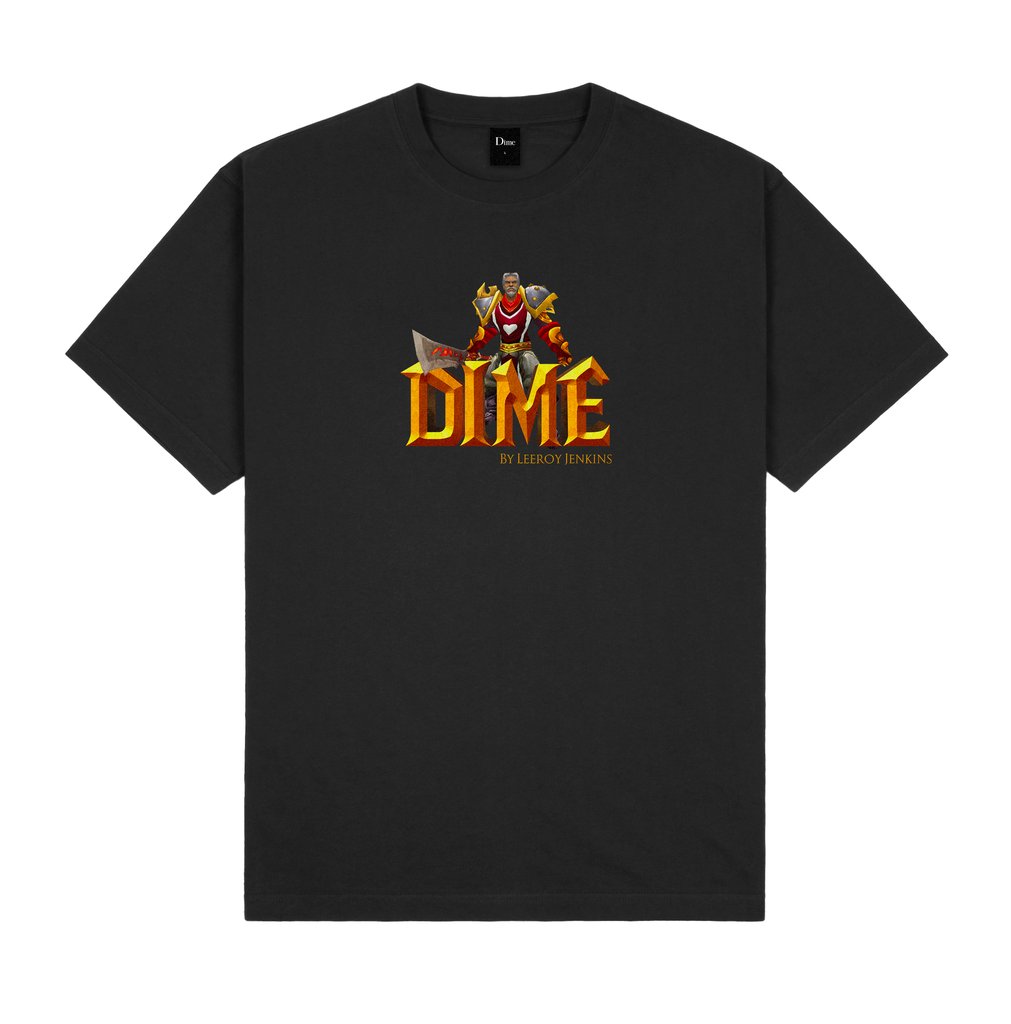 Dime By Leeroy Jenkins Tee Black