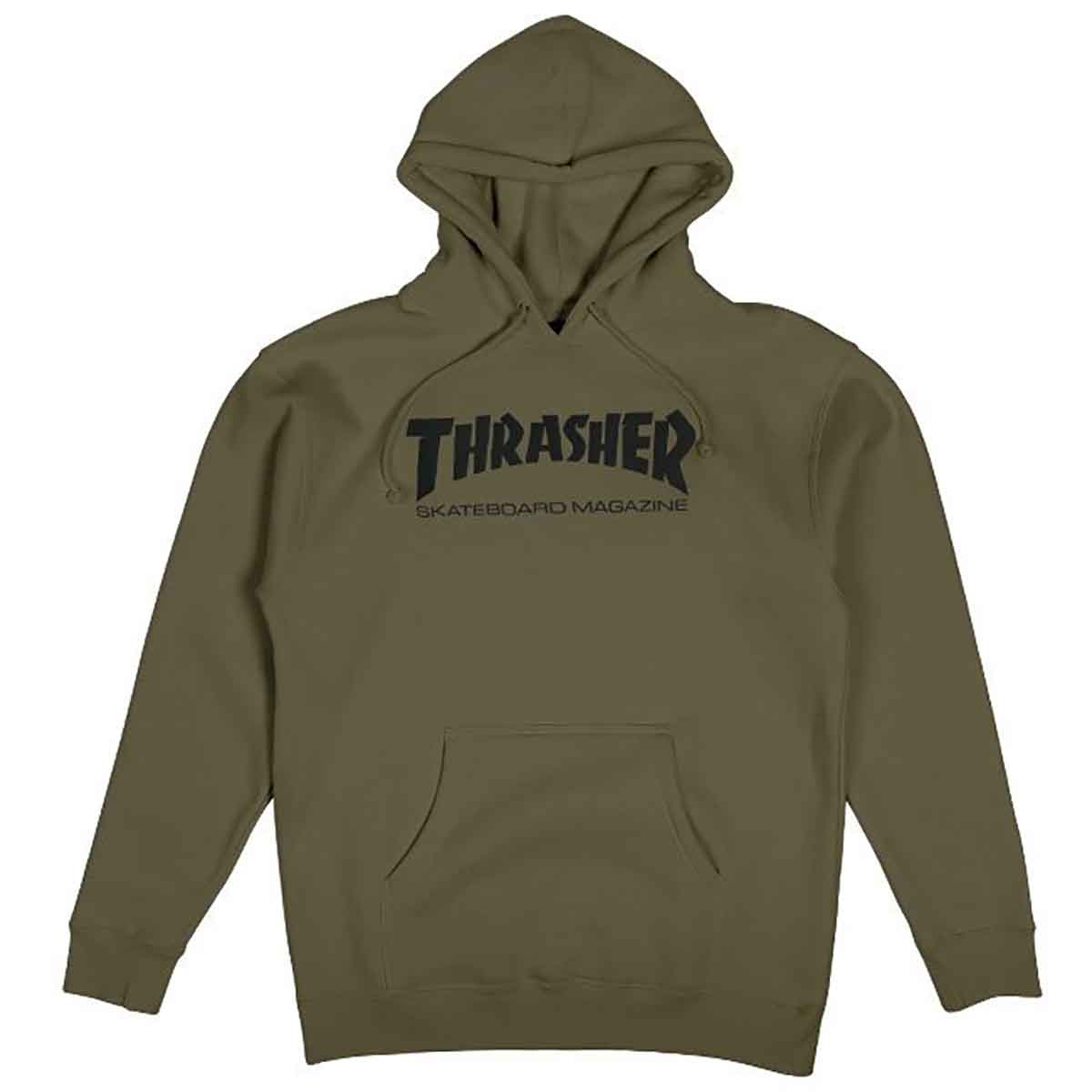 Thrasher Mag Hood Army Green